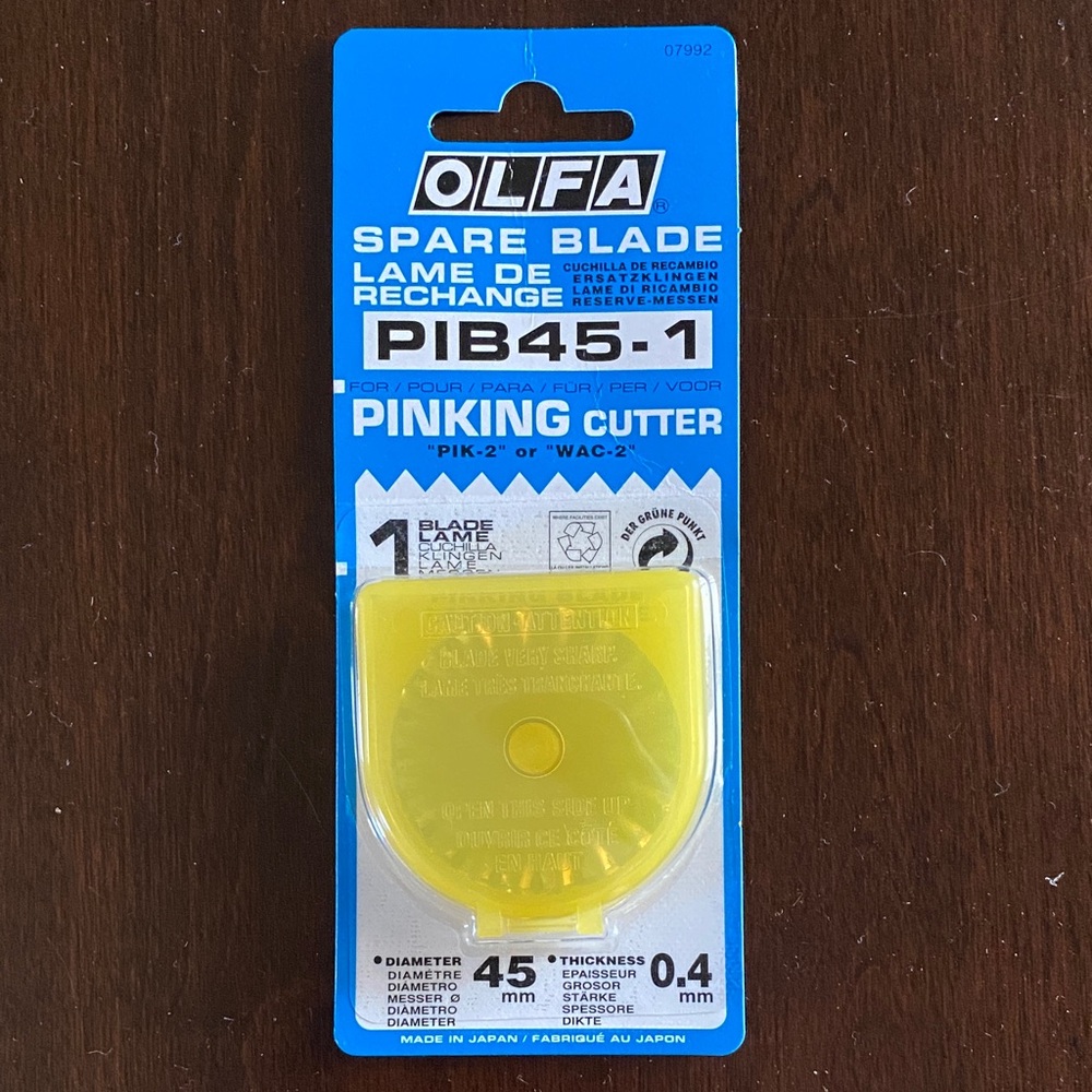 Olfa Pinking Cutter Spare Blade - PIB45-1
